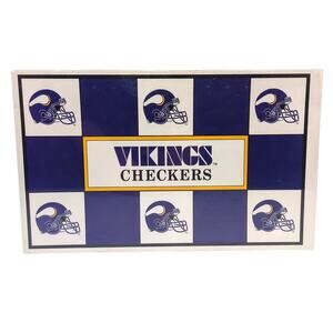 NFL Minnesota Vikings Checkers Board Game Official Vs Green Bay Packers Sealed